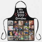 Tablier Grandmas Grandkids 20 Photo Collage Keepsaké (Recto)