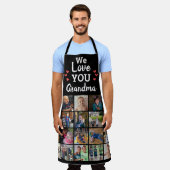 Tablier Grandmas Grandkids 20 Photo Collage Keepsaké (Porté)