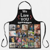 Tablier Grandpas Grandkids Photo Collage Keepsaké (Recto)