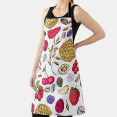 Tablier Granola, motif muesli sans soudure. Main des floco (Insitu)