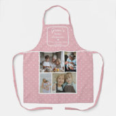 Tablier Gran's Kitchen Always Open Pink With Dots Photo (Recto)