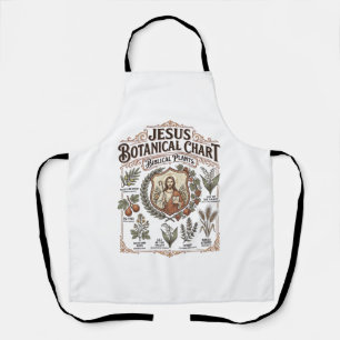 Tablier Graphique botanique de Jésus Plantes bibliques Jés