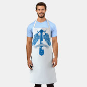 Tablier Graphique de citation de Cravate de Castiel surnat (Porté)