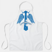 Tablier Graphique de citation de Cravate de Castiel surnat (Recto)