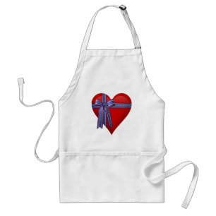 Tablier Graphique Patriotic Heart
