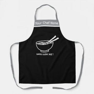 Tablier graphique Udon Know Me Funny Noodle