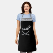 Tablier graphique Udon Know Me Funny Noodle (Porté)