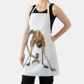 Tablier Graphisme de girafe amusant – Design d'animal mign (Insitu)
