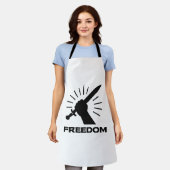 Tablier graphisme d'épée de liberté (Porté)
