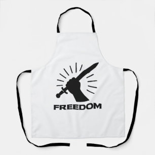 Tablier graphisme d'épée de liberté