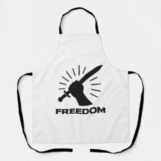 Tablier graphisme d'épée de liberté