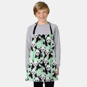 Tablier Graphisme des ours de panda (Porté)