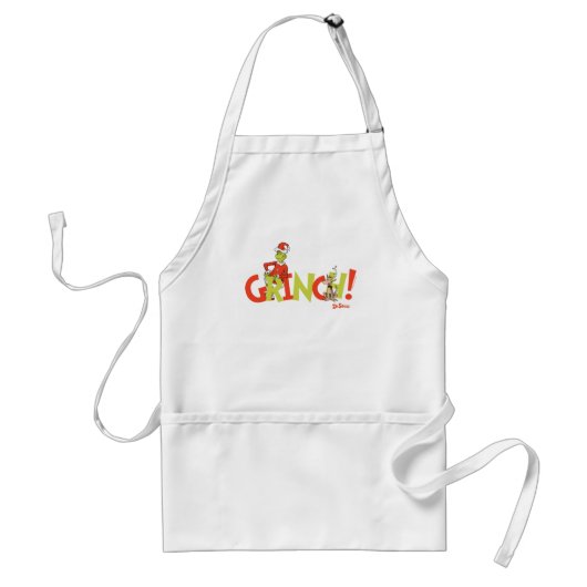 Tablier Graphisme du logo du personnage Grinch ! (Devant)
