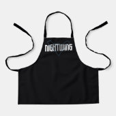 Tablier Graphisme Hi-Tech au nom de Nightwing (Recto)