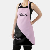 Tablier Gras Élégant Chic Clous Par "Votre Nom" Rose (Insitu)