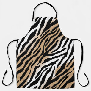 Tablier Gras moderne Tribal Zebra Imprimer