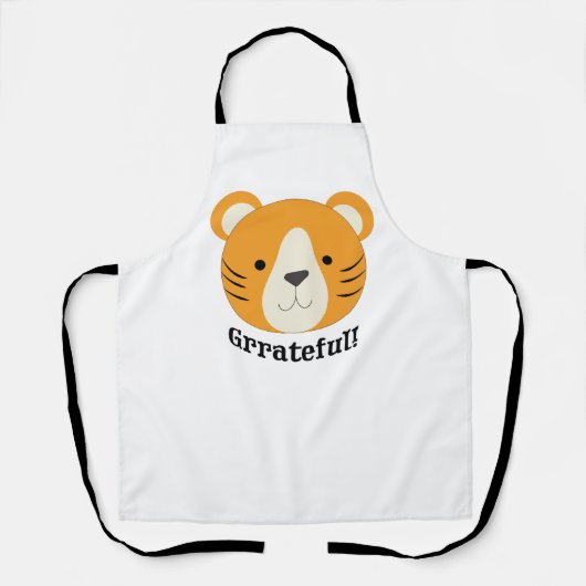 Tablier Grateful Tiger (Recto)