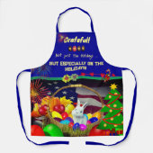Tablier Gratuit Chef Oeufs De Lapin De Vacances Apron (Recto)