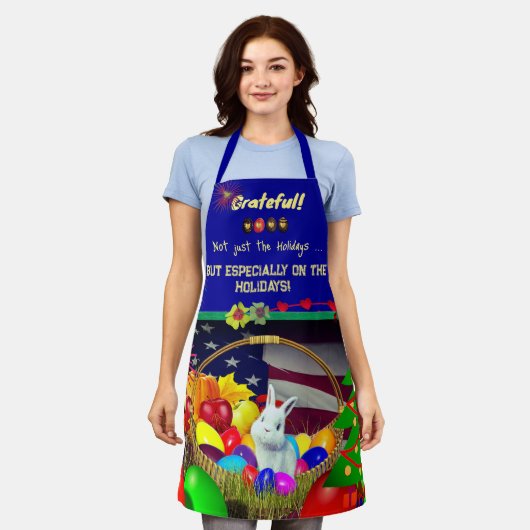 Tablier Gratuit Chef Oeufs De Lapin De Vacances Apron (Porté)
