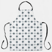 Tablier Gray Polka Dots, Polka Dot Pattern, Dots (Recto)