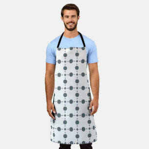 Tablier Gray Polka Dots, Polka Dot Pattern, Dots