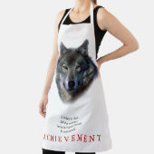 Tablier Gray Wolf Motivational Unique (Insitu)