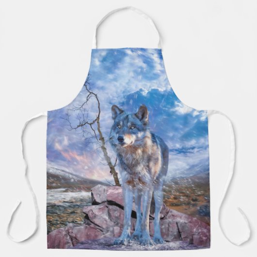 Tablier Gray Wolf RÉPONSE À L'APPEL  (Recto)