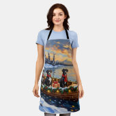 Tablier Great Dane Christmas Boat Holiday (Porté)