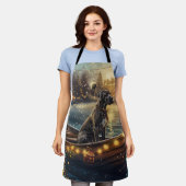 Tablier Great Dane Christmas Festive Voyage (Porté)