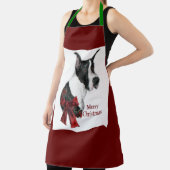 Tablier Great Dane Mantle Cadeaux de Noël (Insitu)