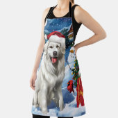Tablier Great Pyrenees Winter Wonderland Noël Joie (Insitu)