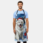 Tablier Great Pyrenees Winter Wonderland Noël Joie (Porté)