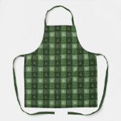 Tablier Green Decorative Plaid With Fir Trees Christmas (Recto)
