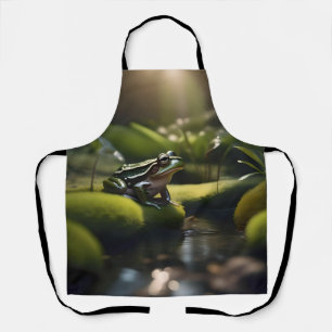 Tablier Green Frog Forest Life,