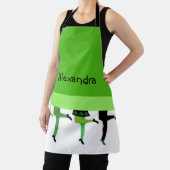 Tablier Green Irish Stepdancers Legs Comical (Insitu)