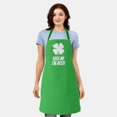 Tablier Green lucky clover cute St Patrick's Day  (Porté)