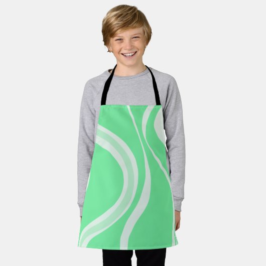 Tablier Green Waves Apron (Porté)