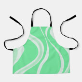 Tablier Green Waves Apron (Recto)
