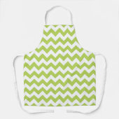 Tablier Green Zigzag, Green Chevron, Motif géométrique (Recto)