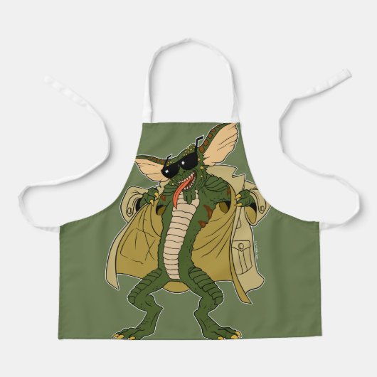Tablier Gremlins | Cachet à tranchée Flash (Recto)