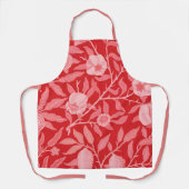 Tablier Grenade en rouge/rose. (Recto)