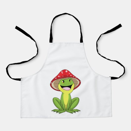 Tablier Grenouille au champignon (Recto)