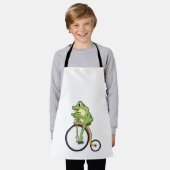 Tablier Grenouille au cirque avec vélo.PNG (Porté)