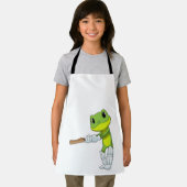 Tablier Grenouille au cricket avec chauve-souris de cricke (Insitu)