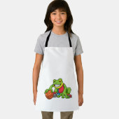 Tablier Grenouille aux sports avec basket-ball (Insitu)