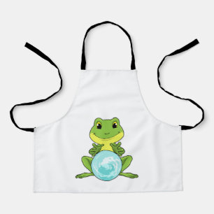Tablier Grenouille avec boule de cristal