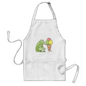 Tablier Grenouille avec glace (Devant)