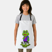 Tablier Grenouille comme randonneur avec sac à dos (Insitu)