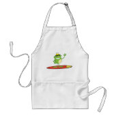 Tablier Grenouille de surf portant des lunettes de soleil (Devant)