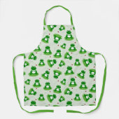 Tablier Grenouille mignonne sur un sac Lily avec Motif Lad (Recto)